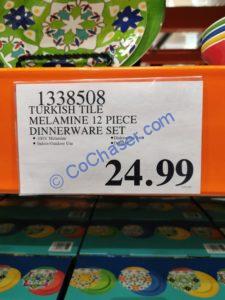Costco-1338508-Turklish-Tile-Melamine-12Piece-Dinnerware-Set-tag