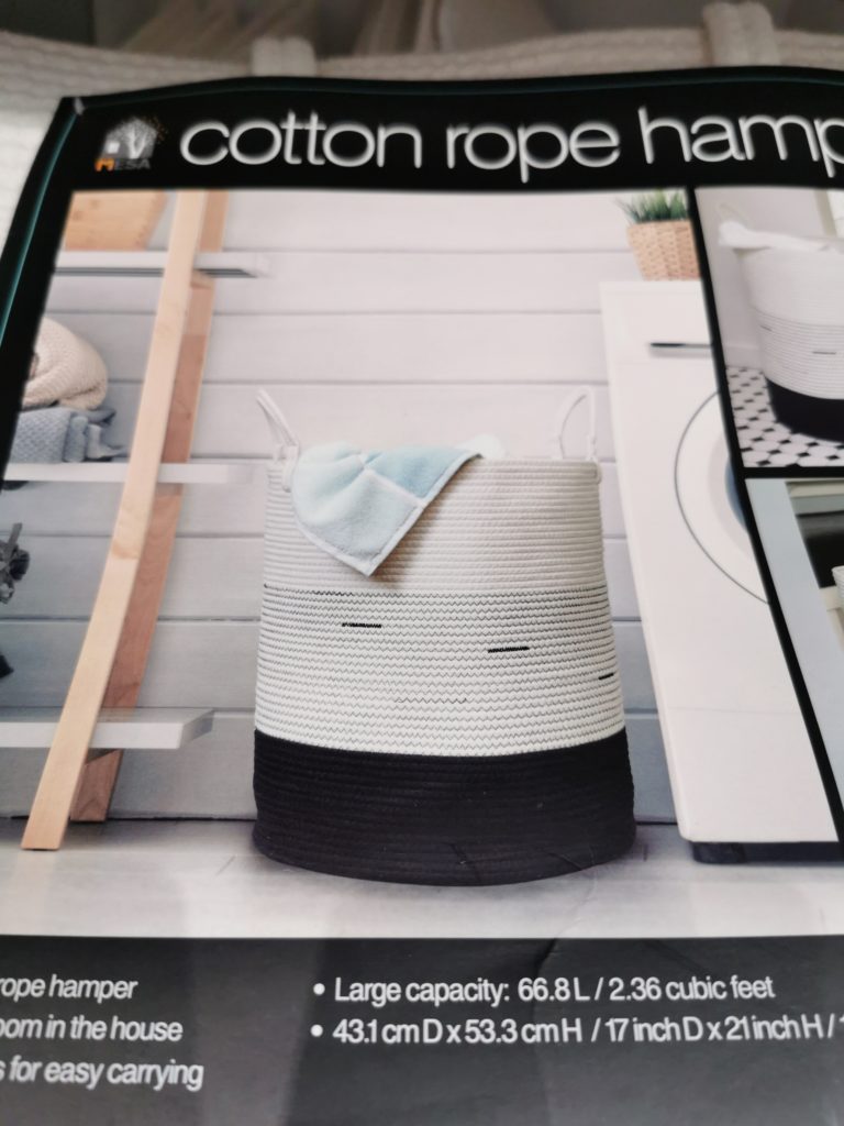 Mesa Cotton Rope Hamper CostcoChaser