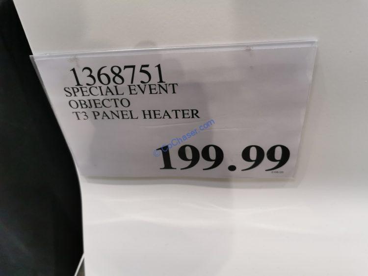 Costco1368751SpecialEventObjectoT3PanelHeatertag CostcoChaser