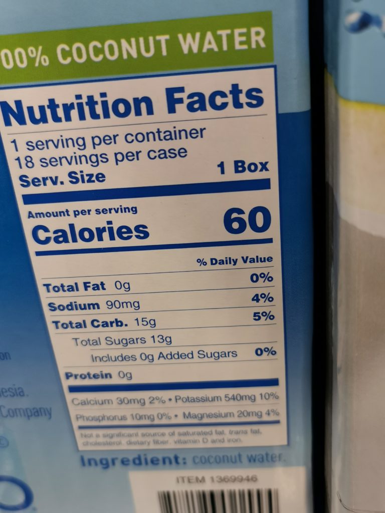Costco1369946ZicoNatural100CoconutWatervhart CostcoChaser