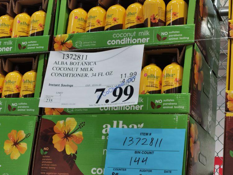 Costco1372811AlbaBotanicaCoconutMilkConditionertag CostcoChaser