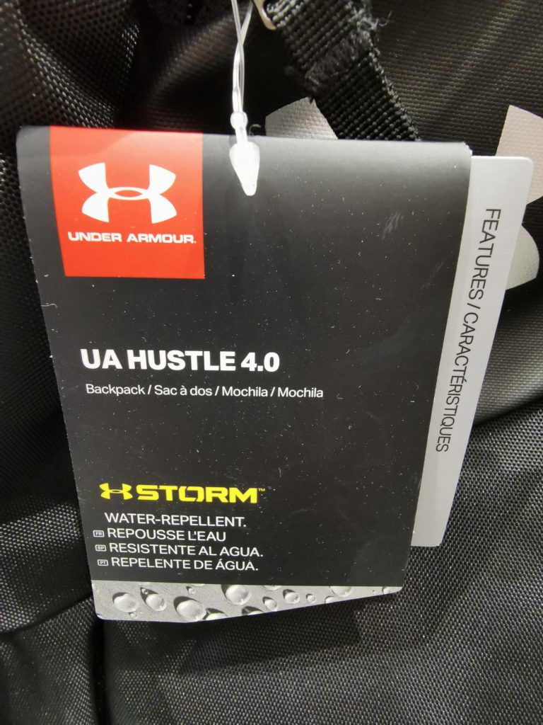 Costco1383296UnderArmourHustle4.0Backpackspec CostcoChaser