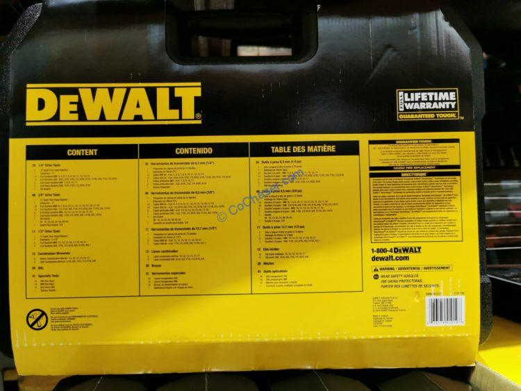 Costco1731730DeWalt173piecePolishedChromeToolSetitem