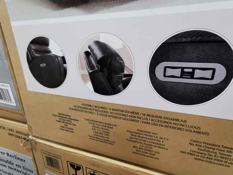 Costco2000233PulaskiFurnitureLeatherPowerReclinerwithPower