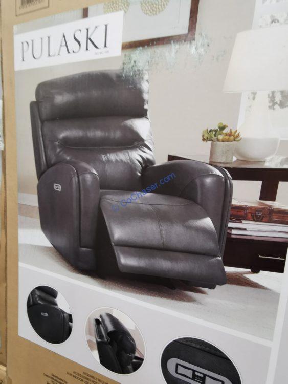 Costco2000233PulaskiFurnitureLeatherPowerReclinerwithPower