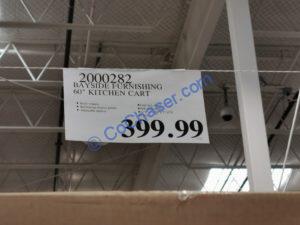 Costco-2000282-Bayside-Furnishing-60-Kitchen-Cart-tag