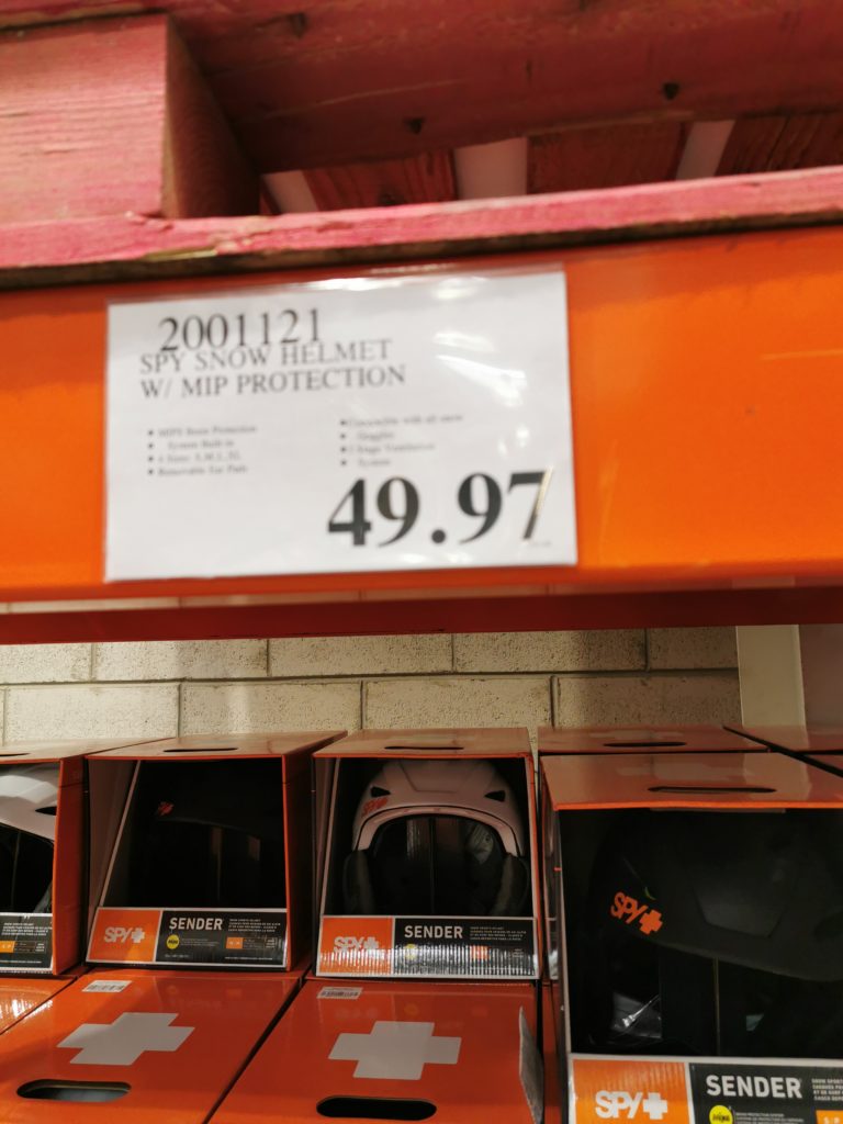Costco2001121SPYSnowHelmetwithMIPProtectiontag CostcoChaser