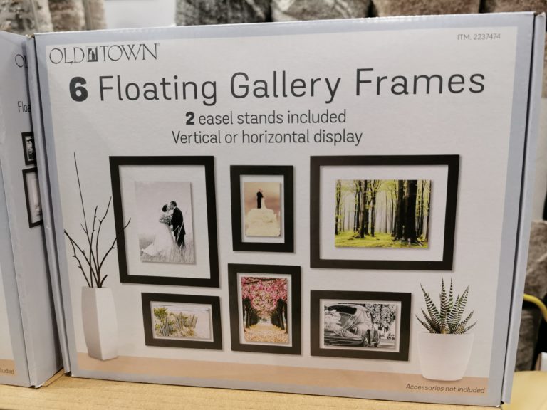Old Town 6PC Floating Picture Frames CostcoChaser