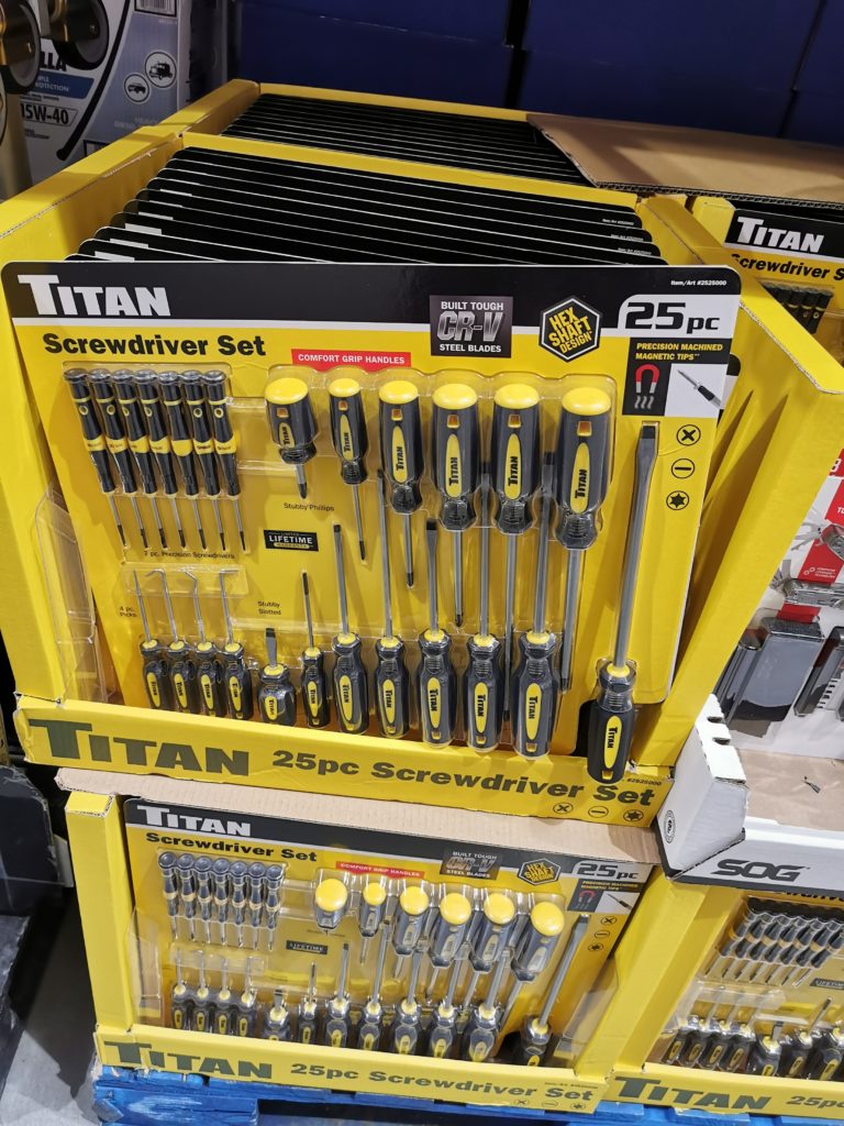 Titan 25Piece Screwdriver Set, Model59407 CostcoChaser