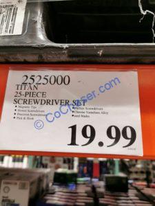 Costco-2525000-Titan-25-Piece-Screwdriver-Set-tag