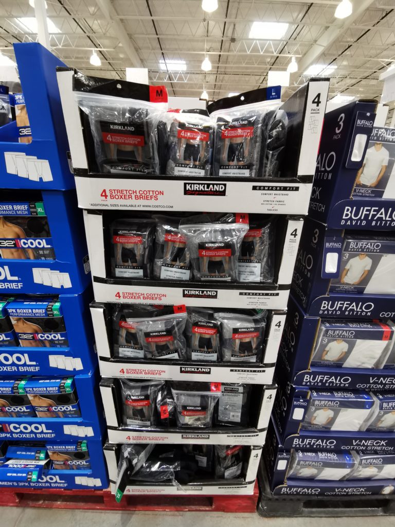 Kirkland Signature Men’s Cotton Boxer Brief, 4pack CostcoChaser