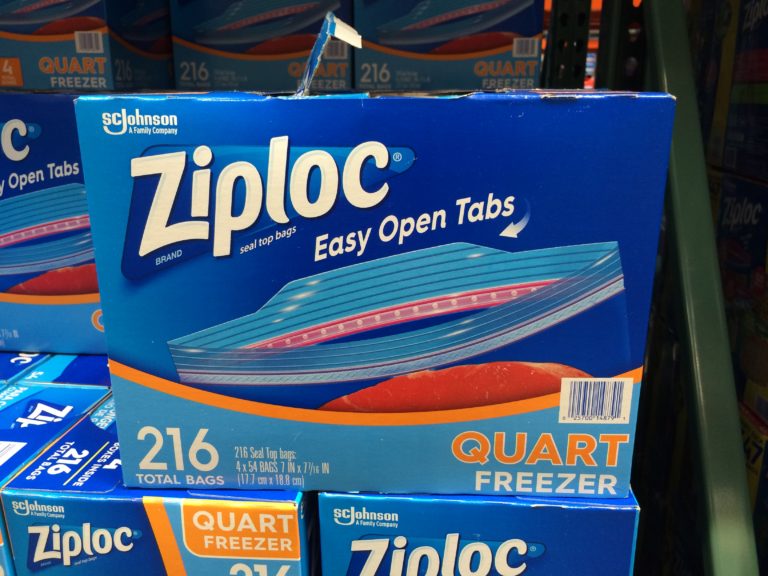 Ziploc Quart Freezer Bag, 4/54 Count Boxes CostcoChaser