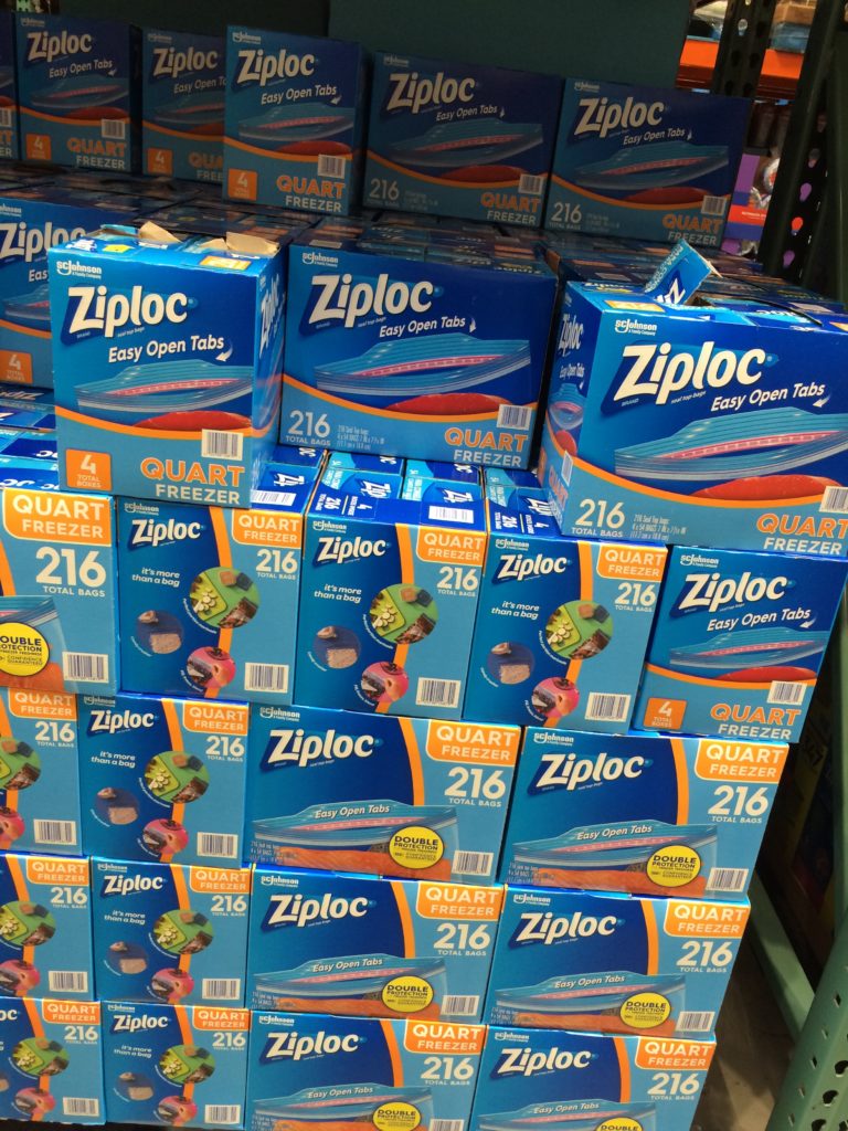 Costco921389ZiplocQuartFreezerBagall CostcoChaser