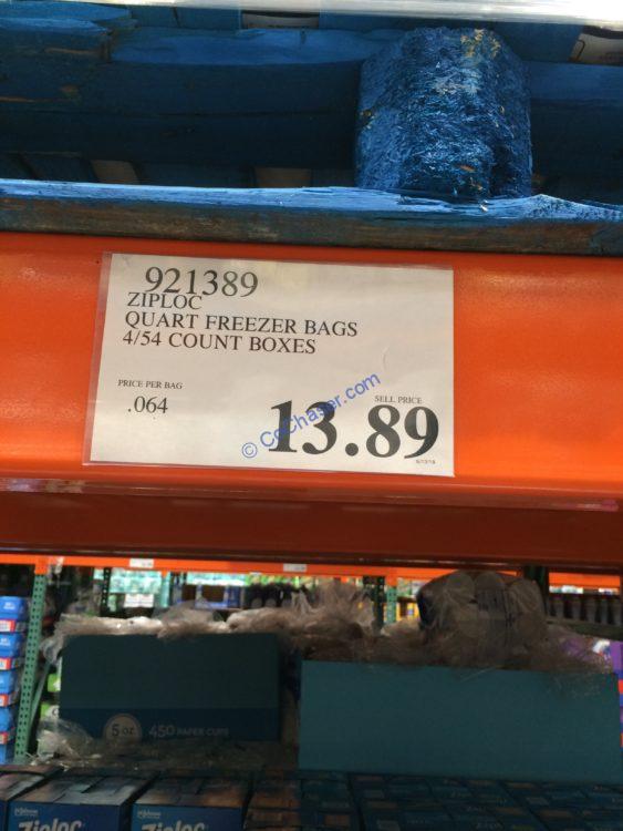 Costco921389ZiplocQuartFreezerBagtag CostcoChaser