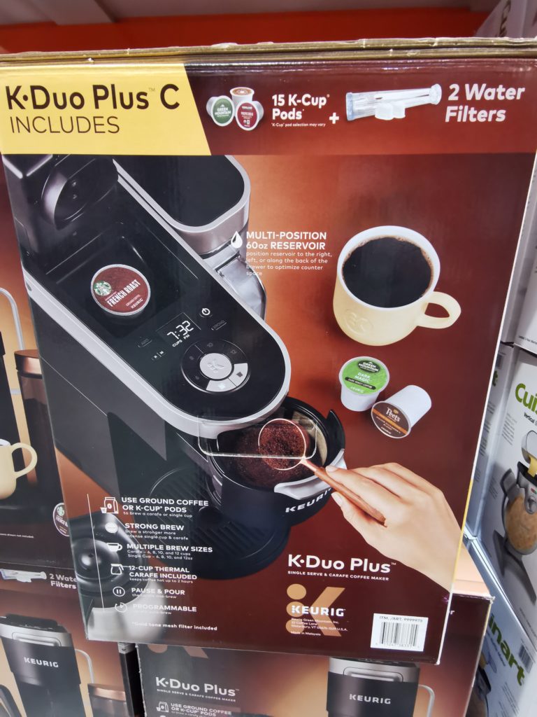 Costco9999975KeurigKDuoPlusCCoffeeMakerwithSingleServe2