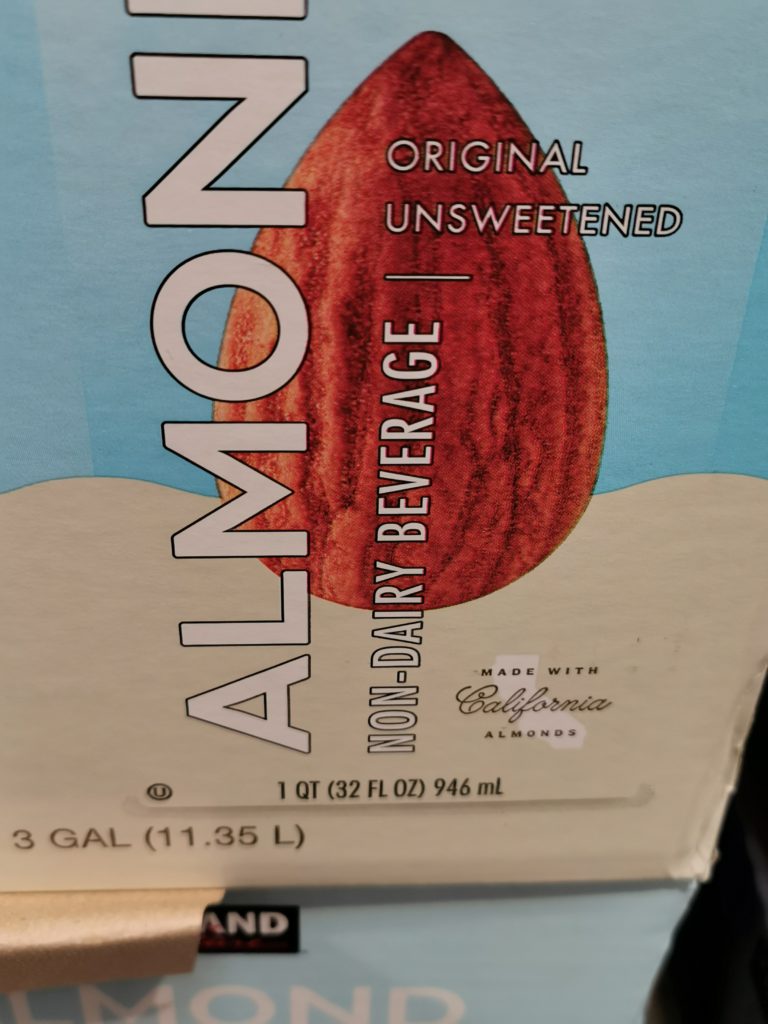 Costco1242342KirklandSignatureUnsweetenedAlmondBeveragename