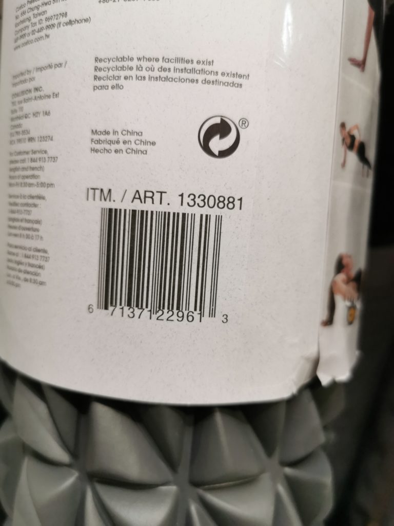 Costco1330881LOLEFoamRollerbar CostcoChaser