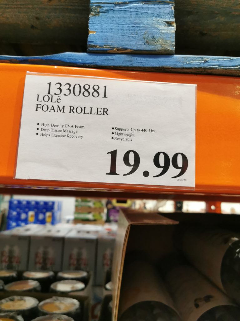 Costco1330881LOLEFoamRollertag CostcoChaser
