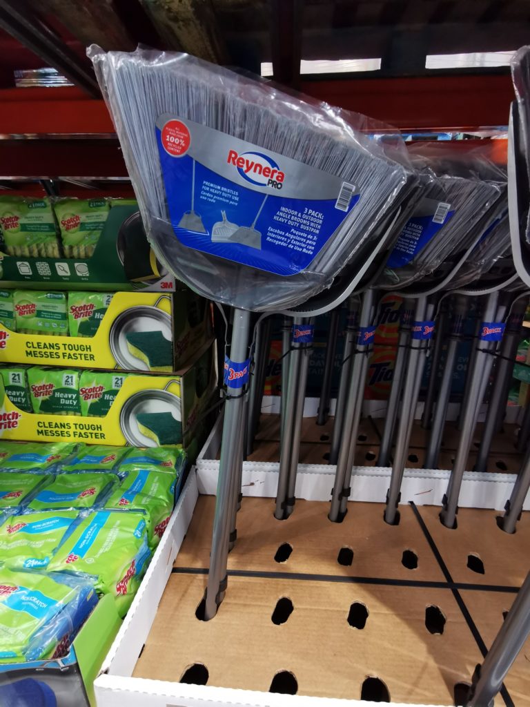 Reynera PRO Broom 3 Pack 2 Brooms/ Dustpan CostcoChaser