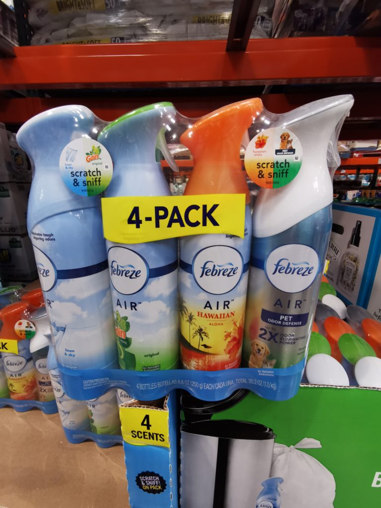 Febreze Air Refresher, Variety Pack,4 / 8.8 oz Cans CostcoChaser