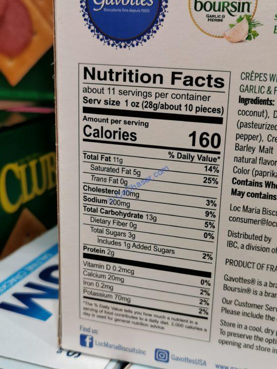 Costco1358009GavottesBoursinCrepeschart CostcoChaser
