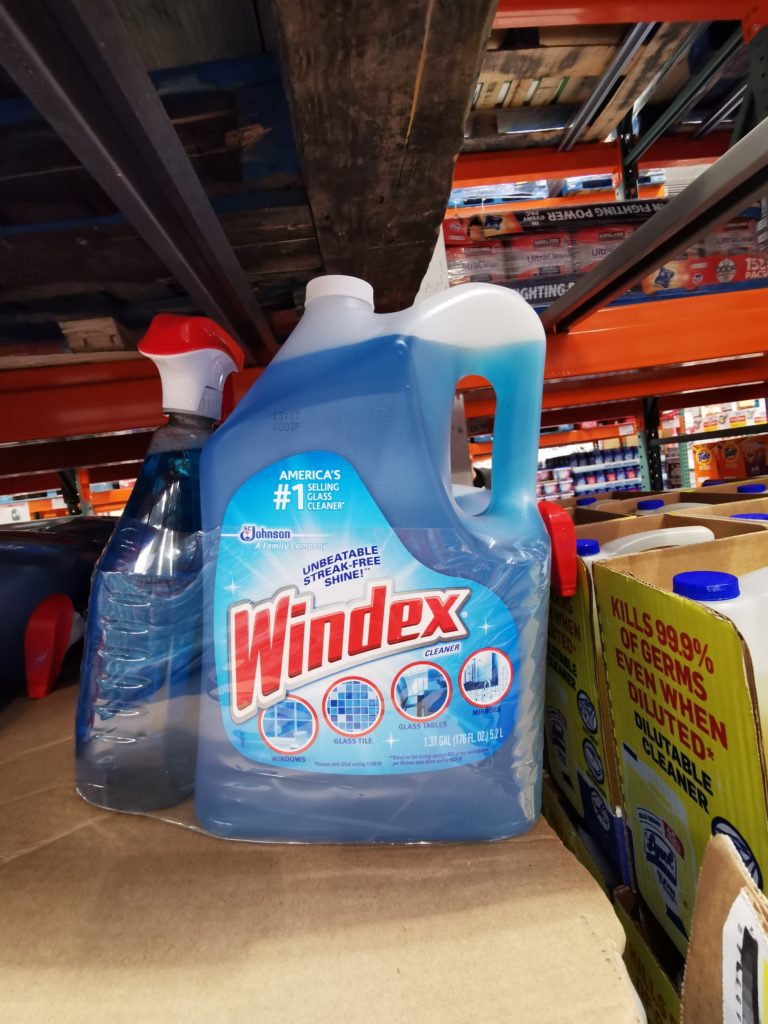 Windex Blue Glass Cleaner, 32 fl oz & 176 fl oz refill CostcoChaser