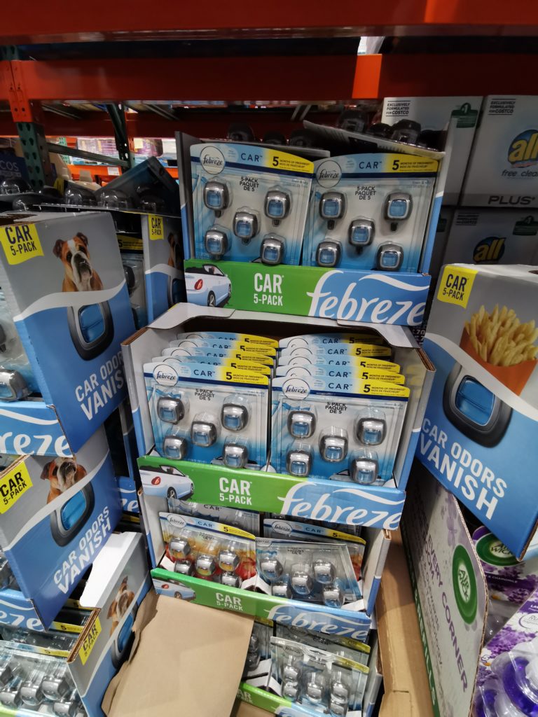 Costco1160221FebrezeAirFreshenerCarVentClipsLinenSkyall