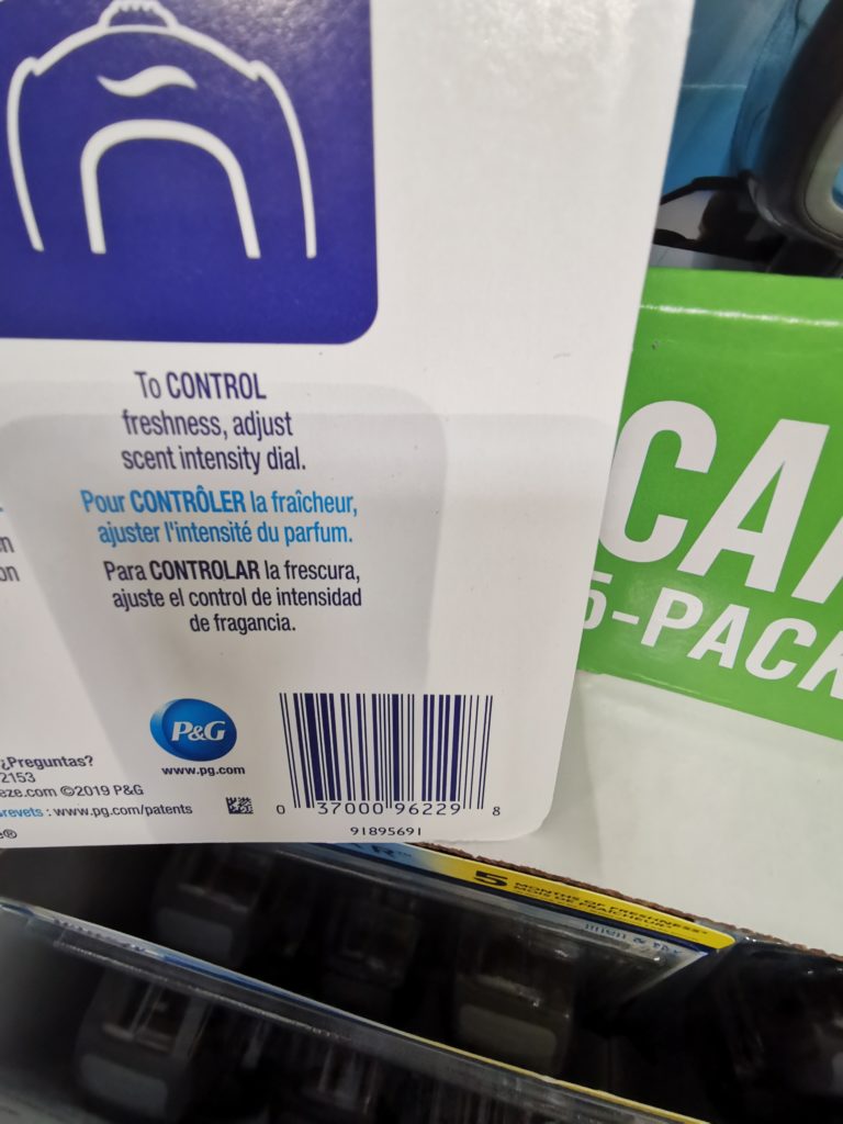 Costco1160221FebrezeAirFreshenerCarVentClipsLinenSkybar