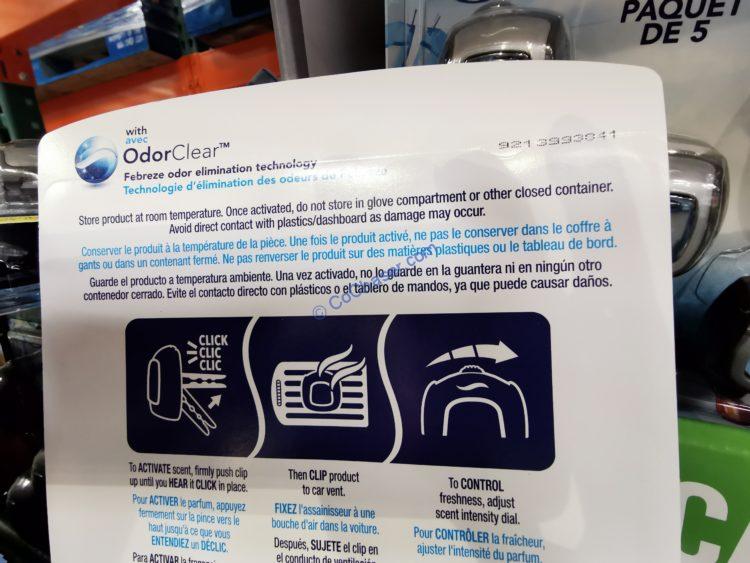 Costco1160221FebrezeAirFreshenerCarVentClipsLinenSkypart
