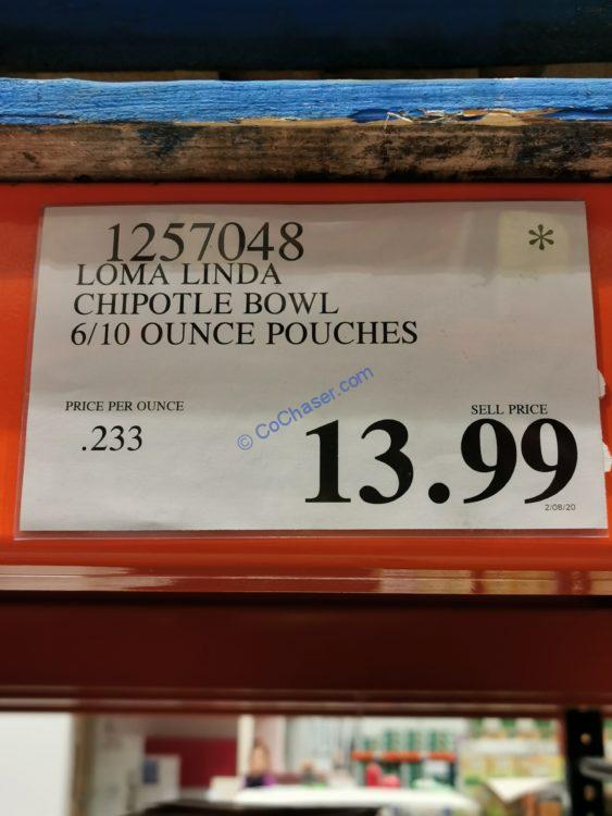 Loma Linda Chipotle Bowl 6/10 Ounce Pouches CostcoChaser