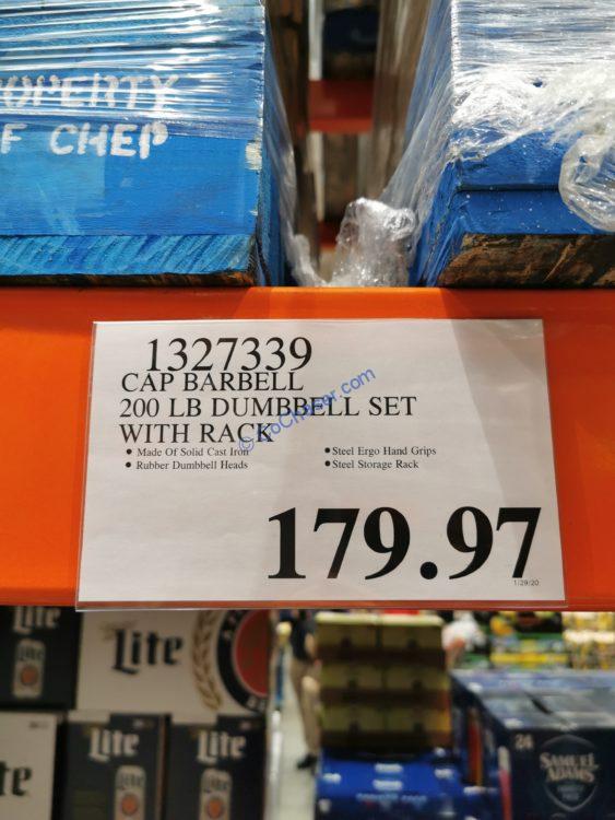 Costco1327339CAPBarbell200 LBDumbbellSettag CostcoChaser