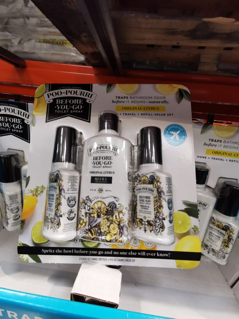 Poo Pourri,3.4 fl oz, 2count + 9 fl oz refill CostcoChaser