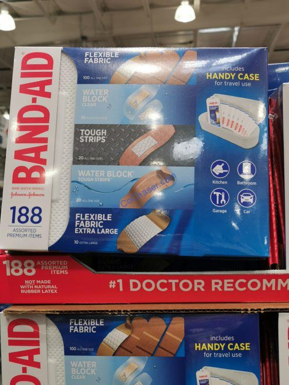Band-Aid Adhesive Bandages 188 CT with Case