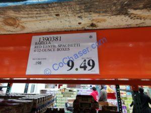 Costco-1390381-Barilla-Red-Lentil-Spaghetti-tag