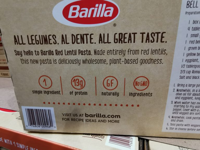 Costco1390381BarillaRedLentilSpaghetti3 CostcoChaser