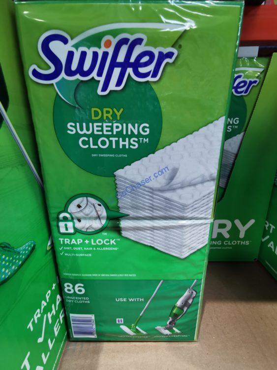 Swiffer Sweeper Dry Sweeping Cloth Refills, 86 Count