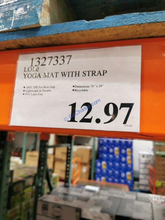 LOLE YOGA Mat with Strap CostcoChaser