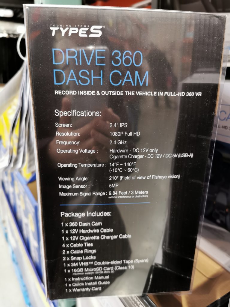 Costco1356232360DegreeSmartDashCamera5 CostcoChaser