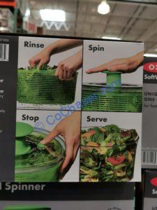 Costco-1371826-OXO-Softworks-Salad-Spinner-use