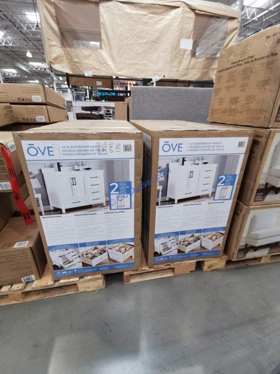 Costco1900236OVEDecors42 WhiteVanity CostcoChaser