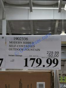 Costco-1902336-Modern-Ribbed-Self-contained-Outdoor-Fountain-tag
