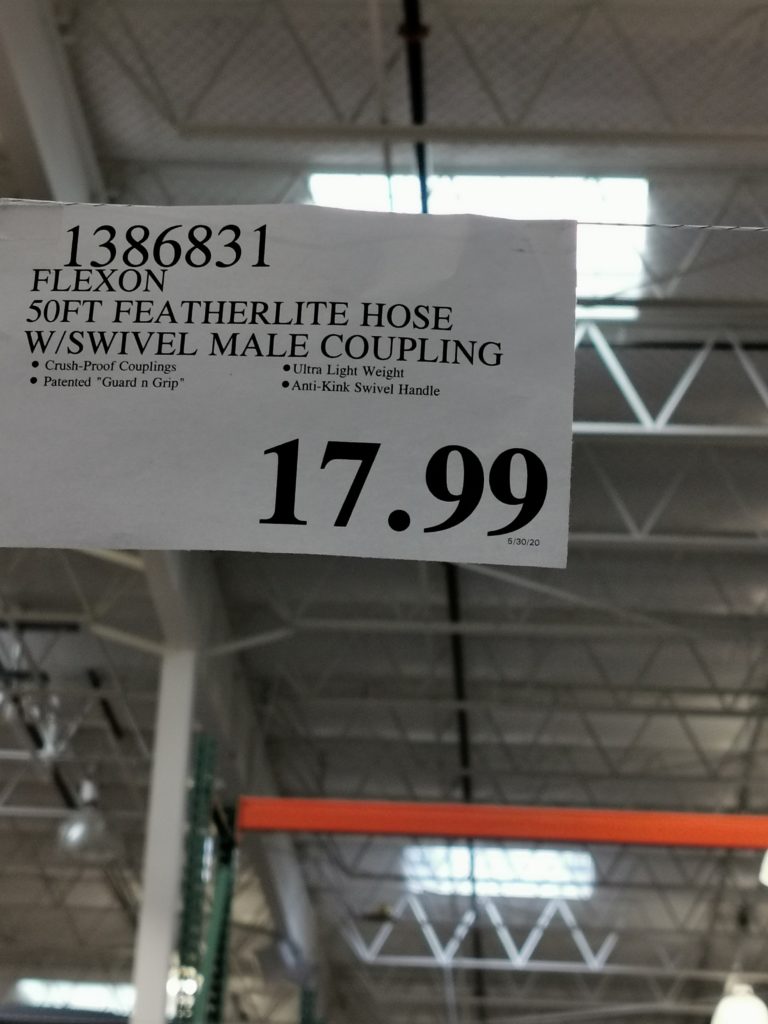 Costco1386831Flexon50ft Featherlite Hosetag CostcoChaser
