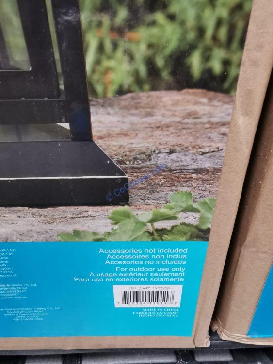 Costco1902220SteelLanternwithLEDCandlebar CostcoChaser