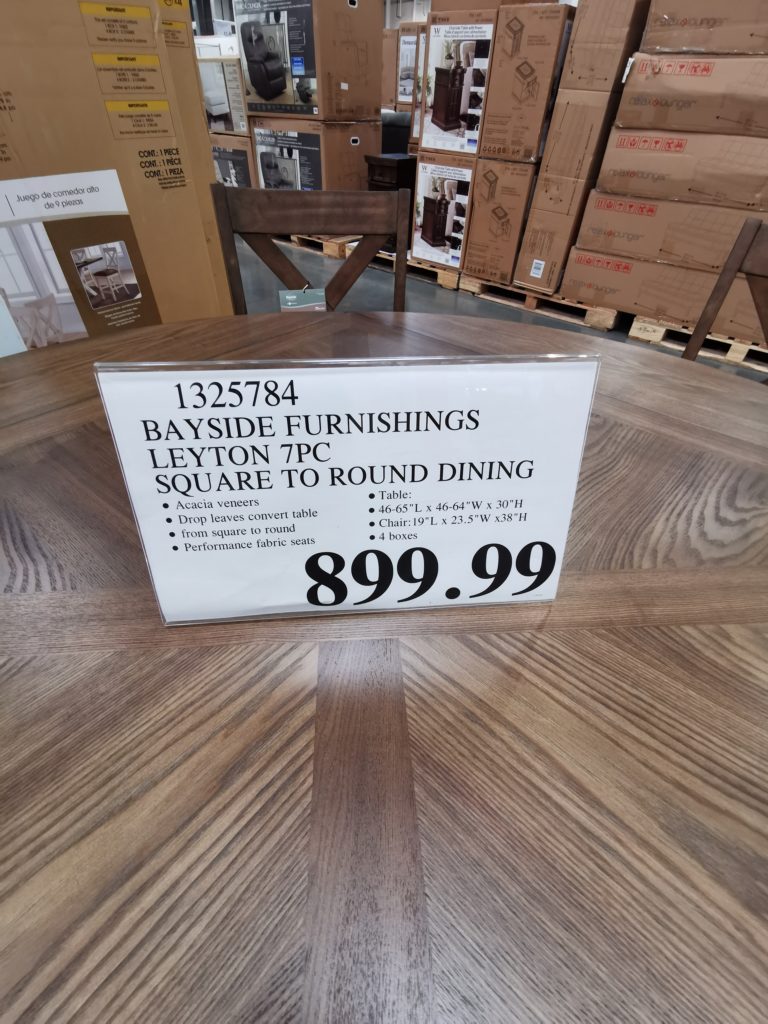 Costco1325784BaysideFurnishingsLeyton7pieceSquaretoRound