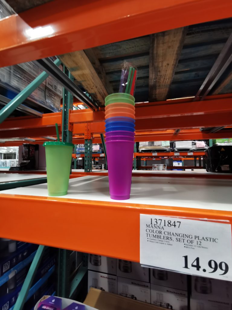 Manna Color Changing Plastic Tumbler Set of 12 CostcoChaser