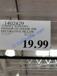 Costco-1402429- Tommy-Bahama-Indoor-Outdoor-2PK-Decorative-Pillow-tag