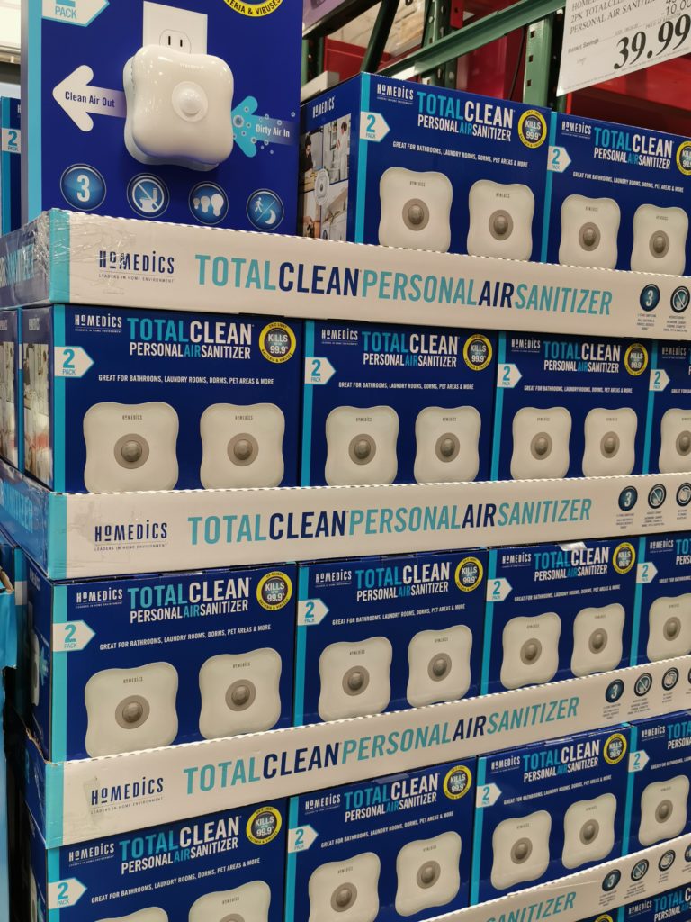 Costco1431540HoMedicsTotalCleanUVPersonalAirSanitizerall CostcoChaser