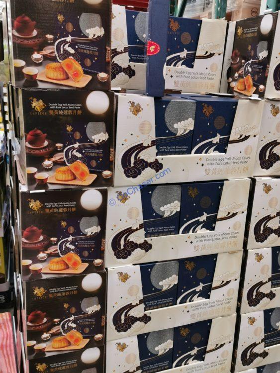 Emperor Double Yolk Mooncakes 24.7 OZ Package CostcoChaser