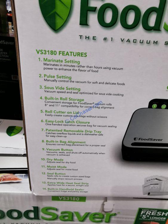 FoodSaver Automatic Vacuum Sealing System, Model VS3180 CostcoChaser