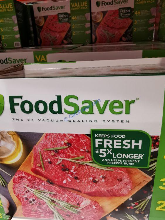 FoodSaver Vacuum Sealer Bag and Roll Combo Pack CostcoChaser